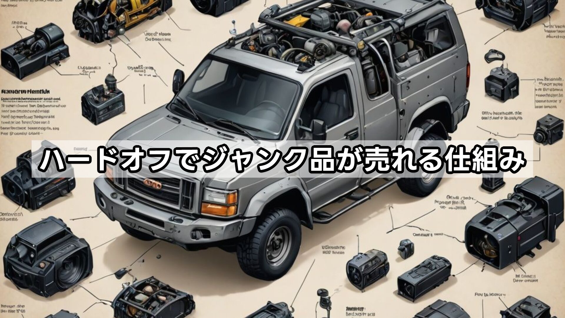 ハードオフでジャンク品が売れる仕組み