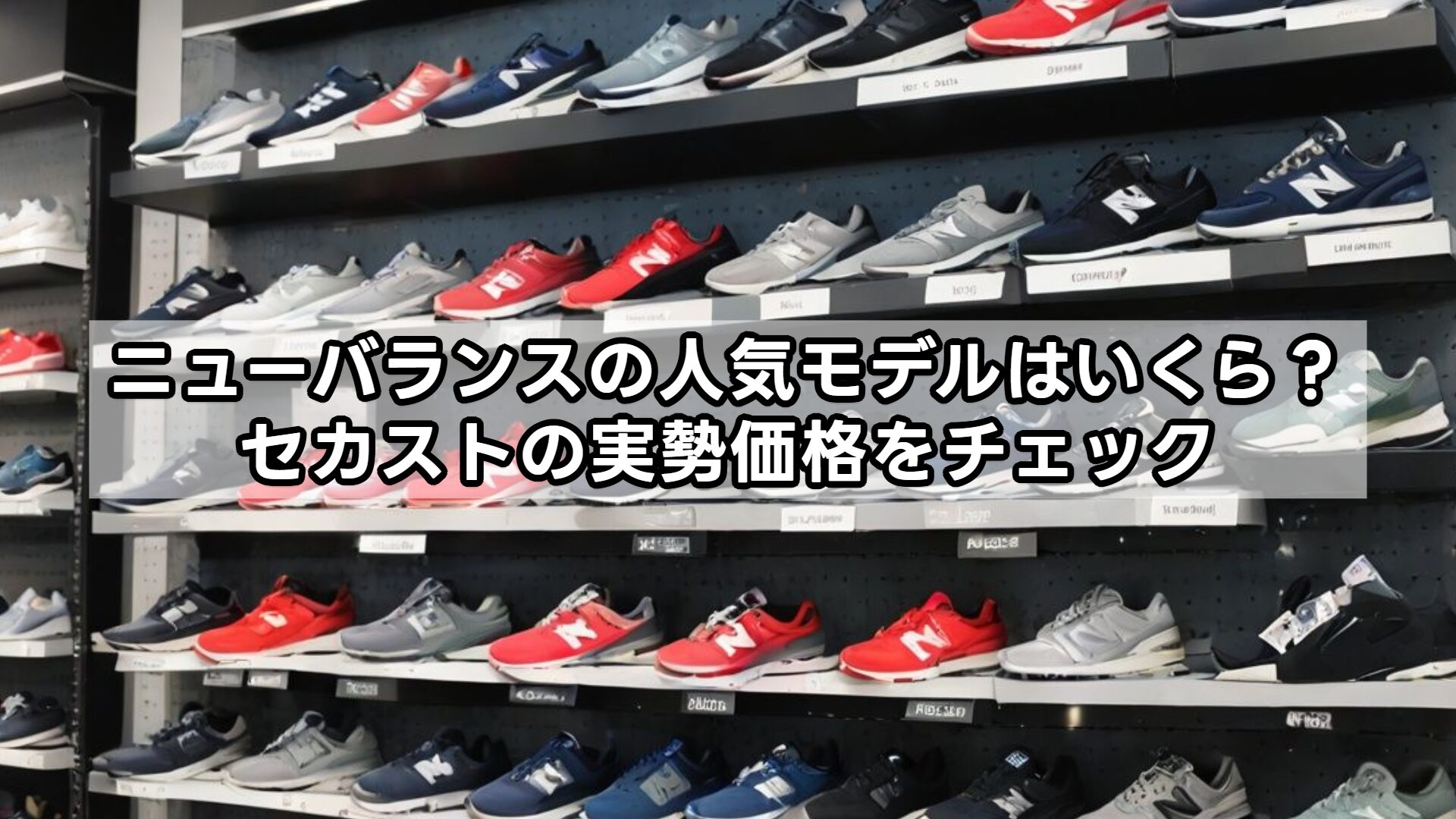 ニューバランスの人気モデルはいくら？セカストの実勢価格をチェック