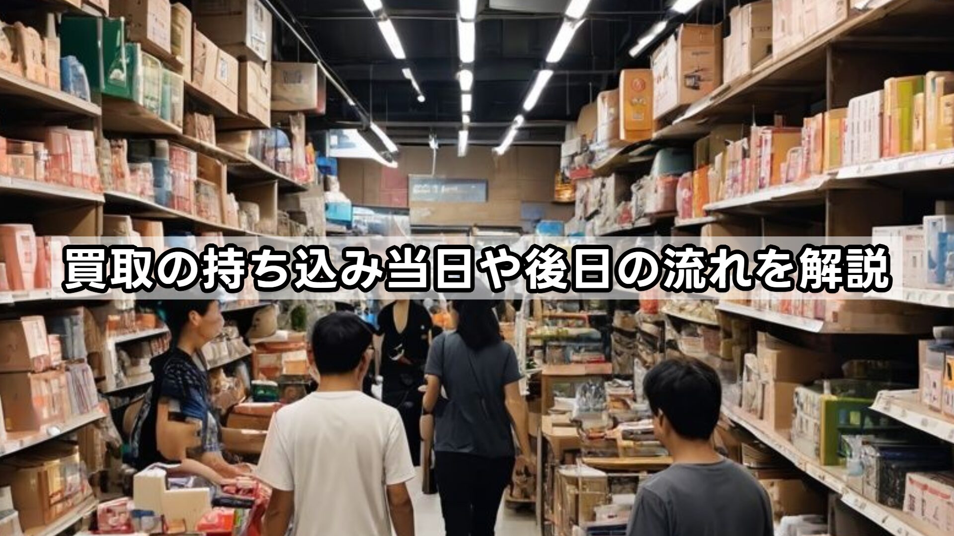 買取の持ち込み当日や後日の流れを解説