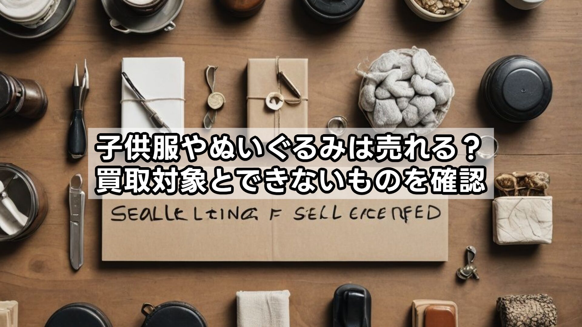 子供服やぬいぐるみは売れる？買取対象とできないものを確認