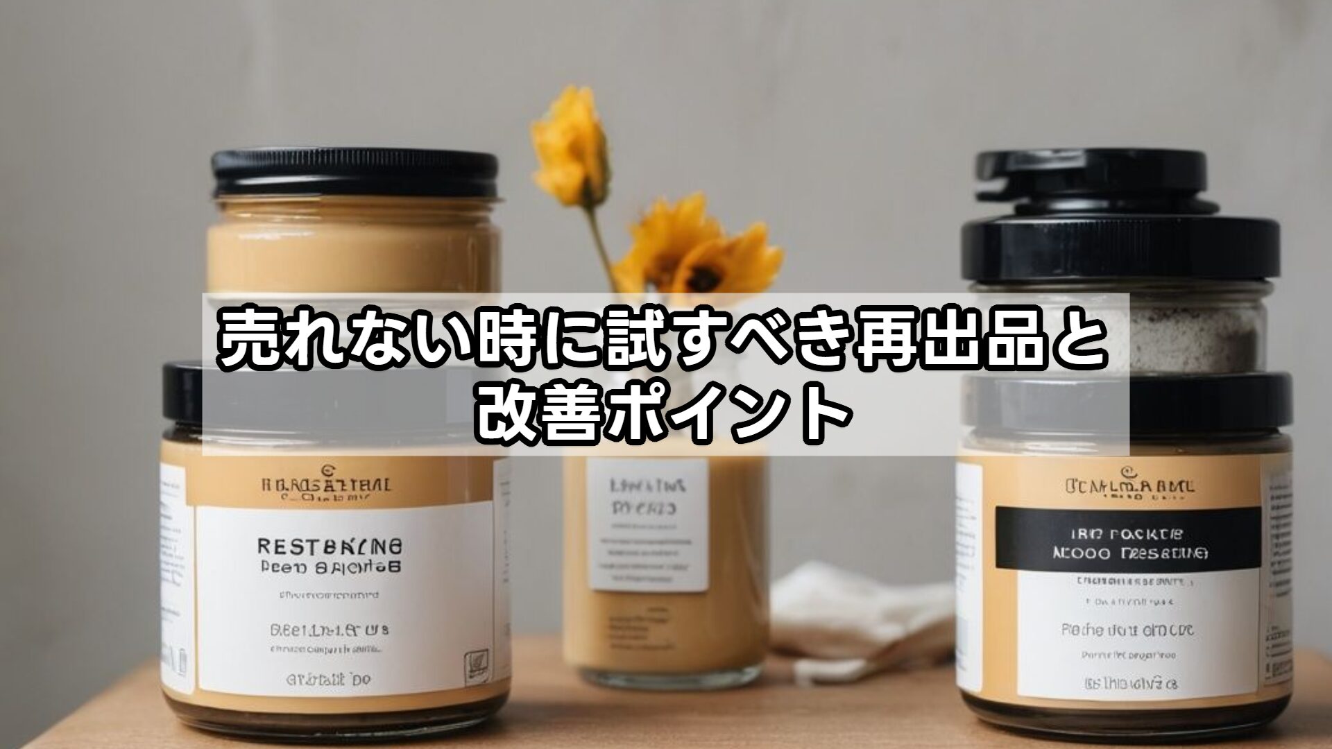 売れない時に試すべき再出品と改善ポイント