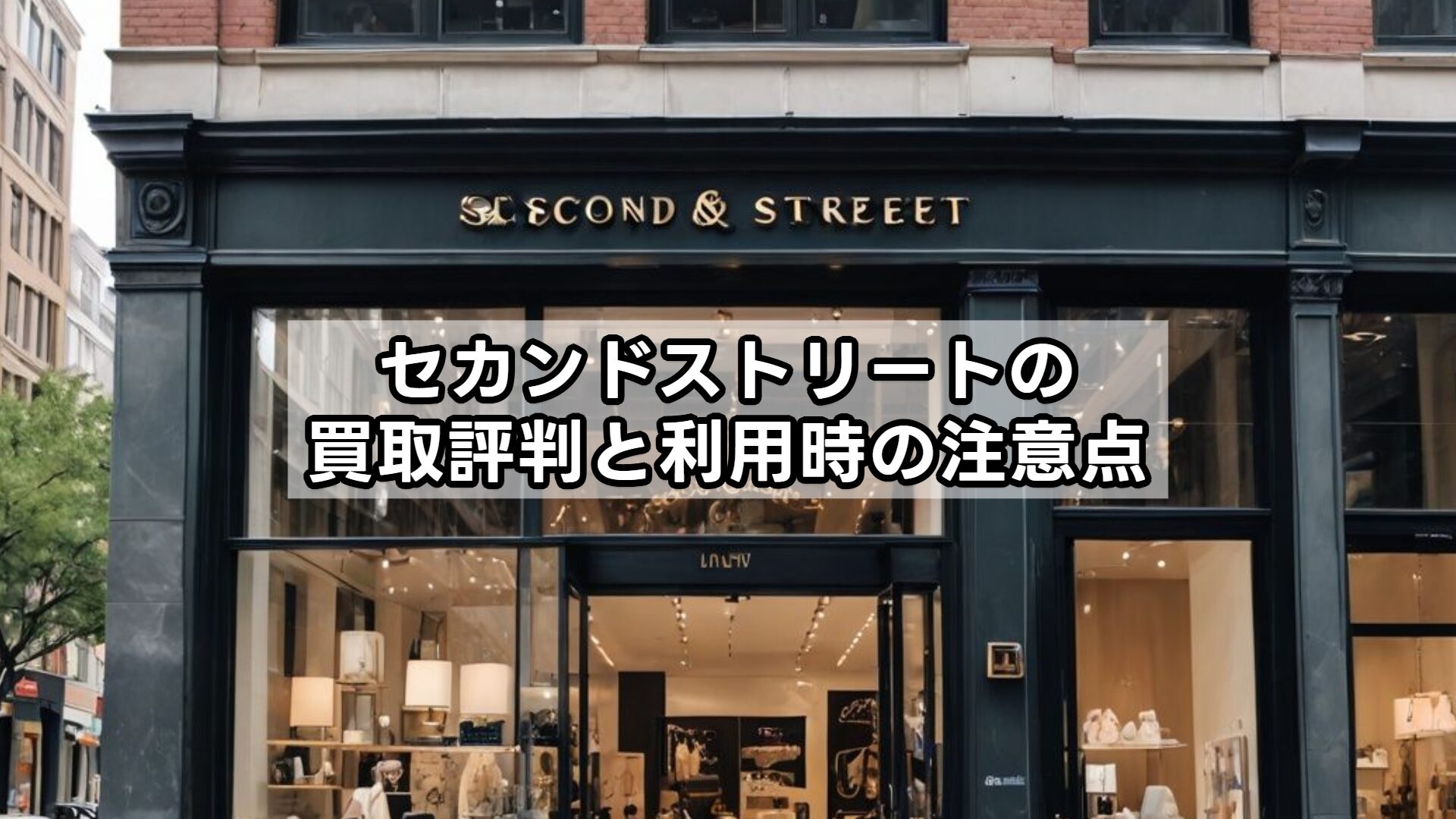 セカンドストリートの買取評判と利用時の注意点