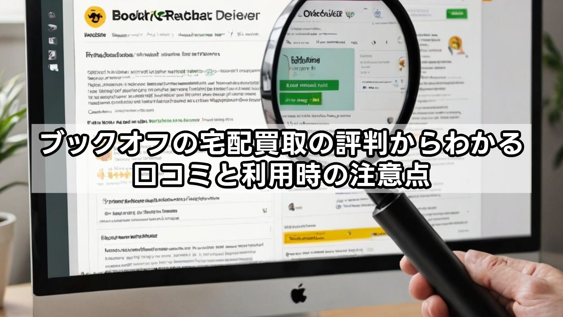 ブックオフの宅配買取の評判からわかる口コミと利用時の注意点