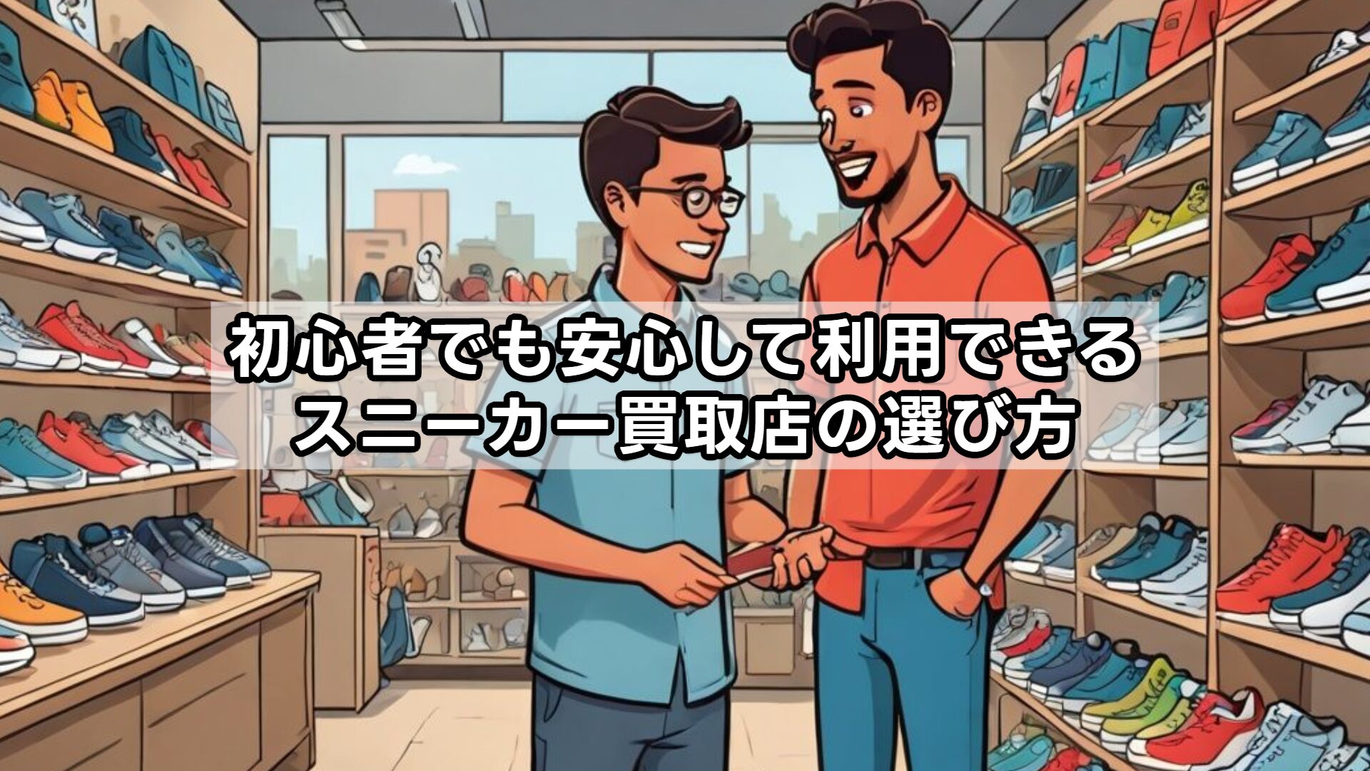 初心者でも安心して利用できるスニーカー買取店の選び方