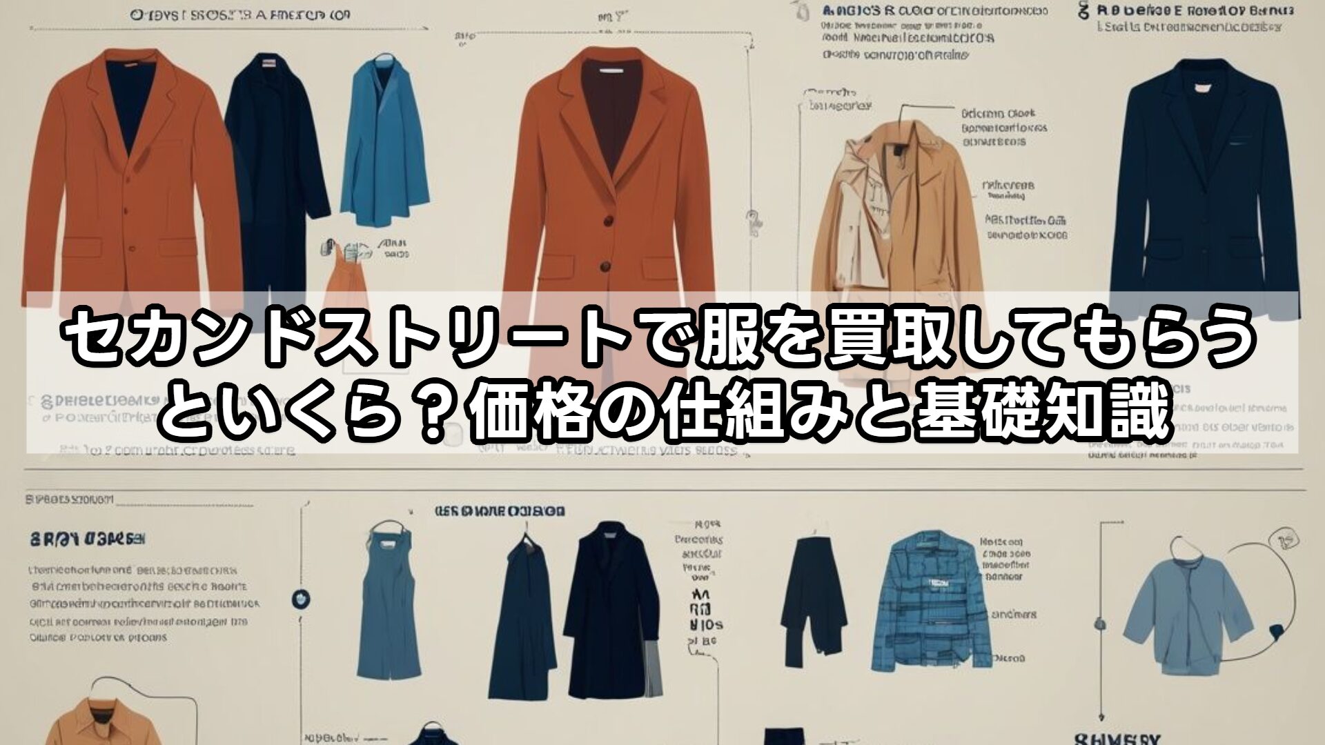 セカンドストリートで服を買取してもらうといくら？価格の仕組みと基礎知識
