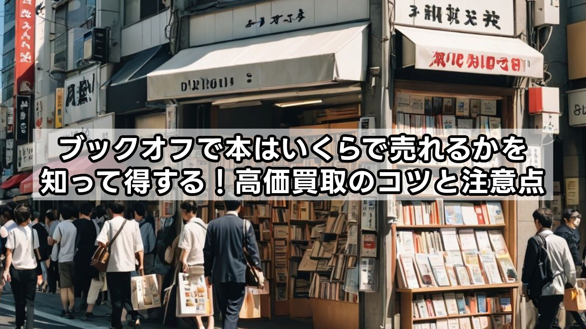 ブックオフで本はいくらで売れるかを知って得する！高価買取のコツと注意点