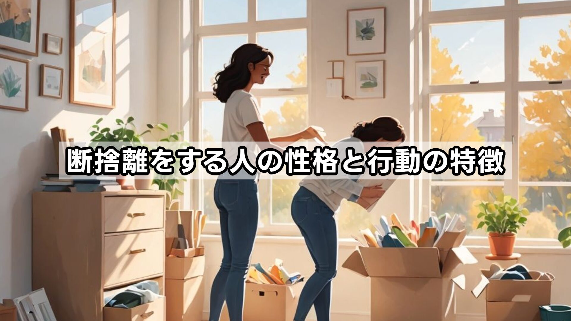 断捨離をする人の性格と行動の特徴