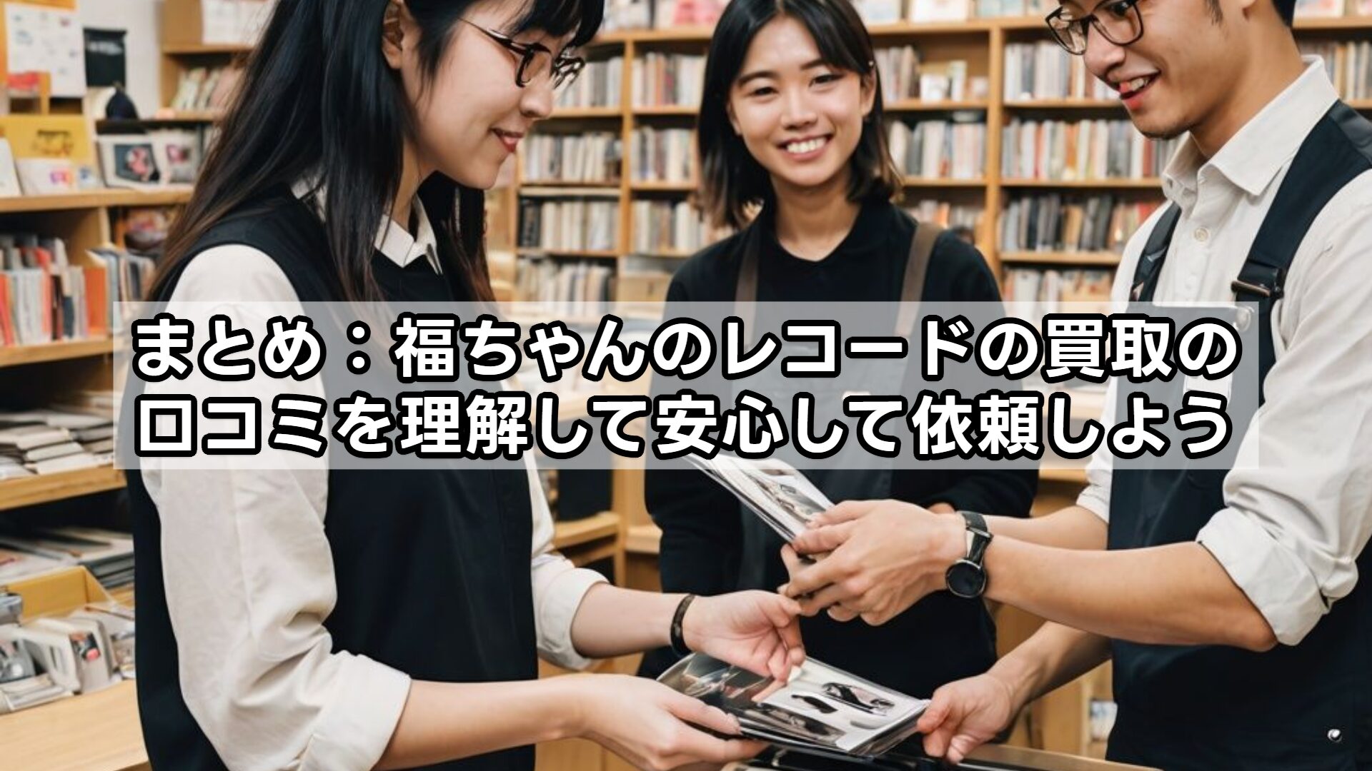 まとめ：福ちゃんのレコードの買取の口コミを理解して安心して依頼しよう