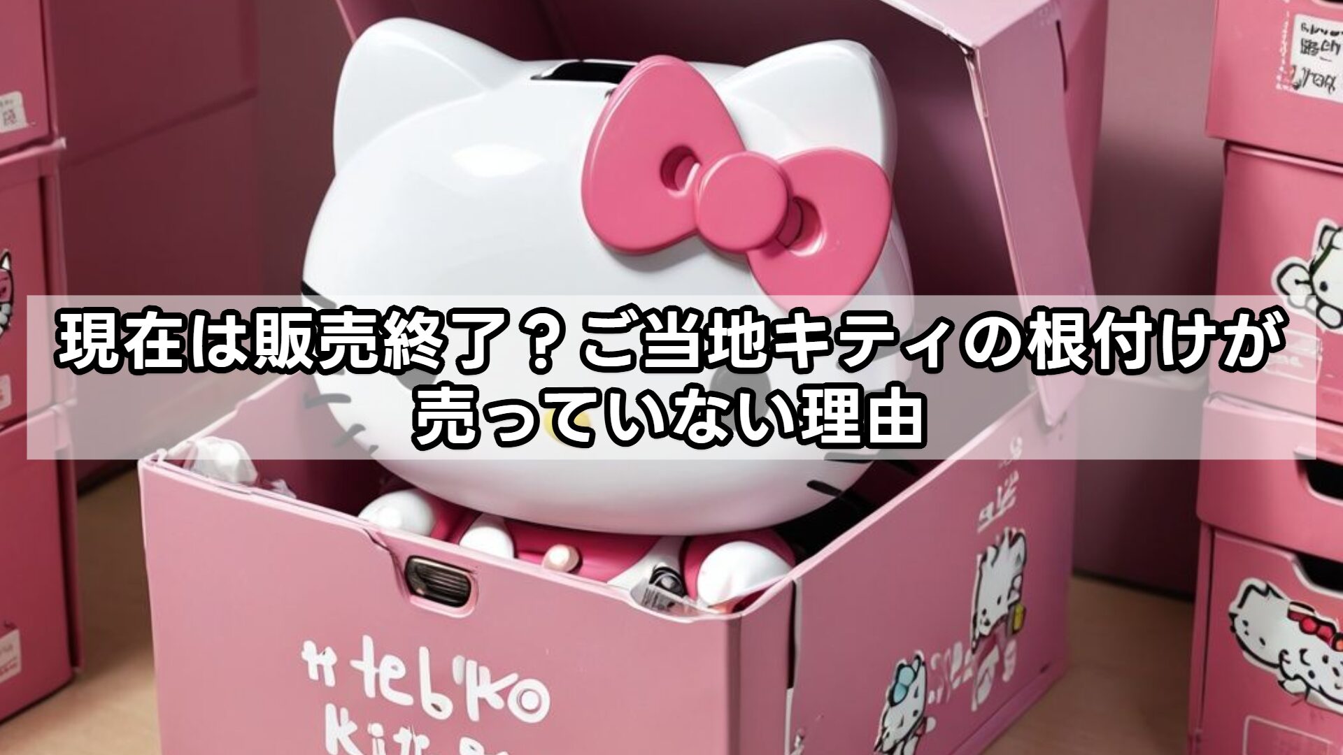 現在は販売終了？ご当地キティの根付けが売っていない理由