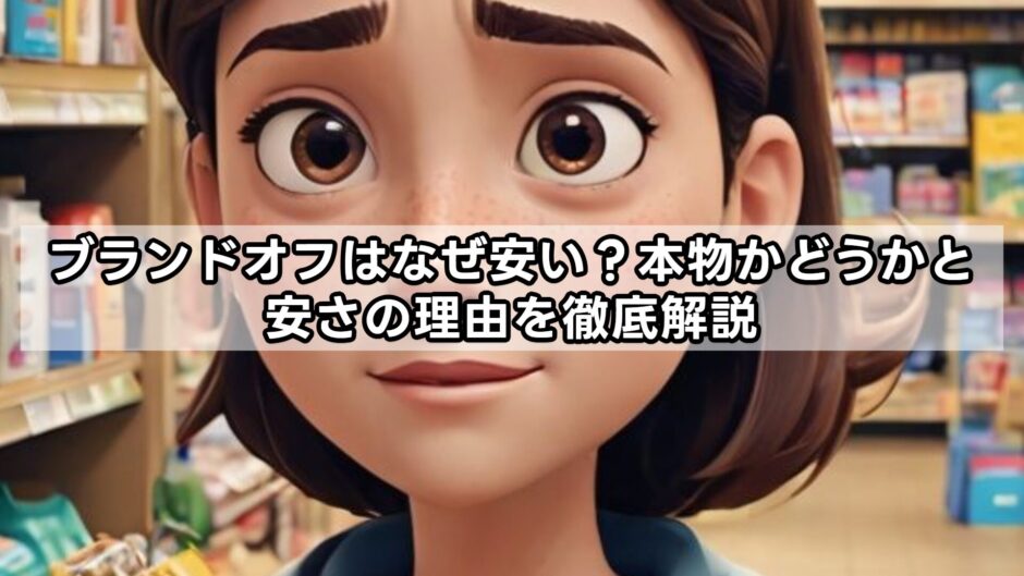 ブランドオフはなぜ安い？本物かどうかと安さの理由を徹底解説