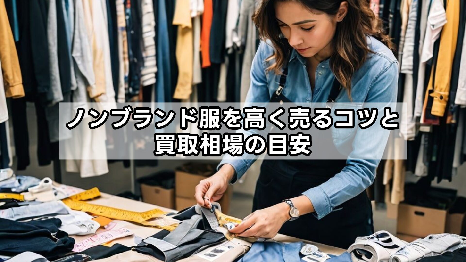 ノンブランド服を高く売るコツと買取相場の目安