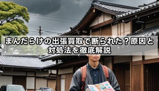 まんだらけの出張買取で断られた？原因と対処法を徹底解説