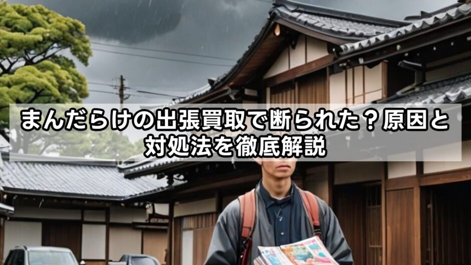 まんだらけの出張買取で断られた？原因と対処法を徹底解説