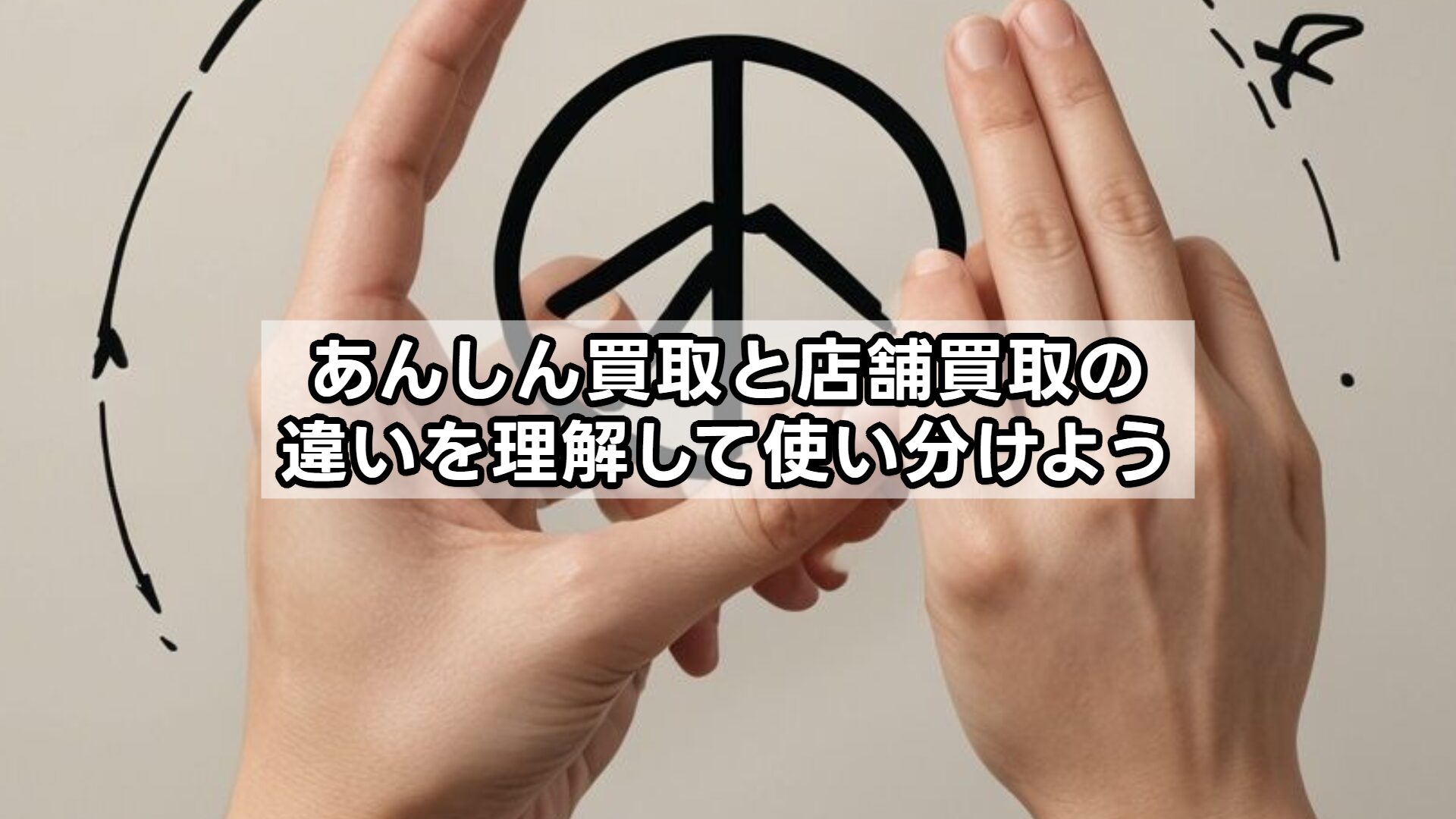 あんしん買取と店舗買取の違いを理解して使い分けよう