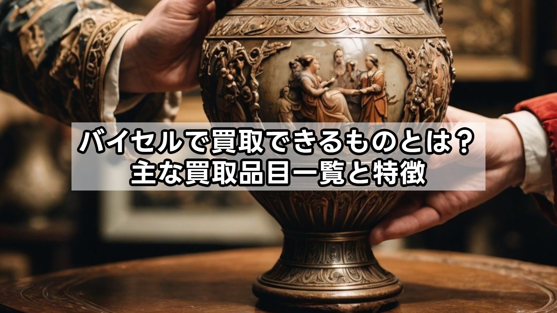 バイセルで買取できるものとは？主な買取品目一覧と特徴