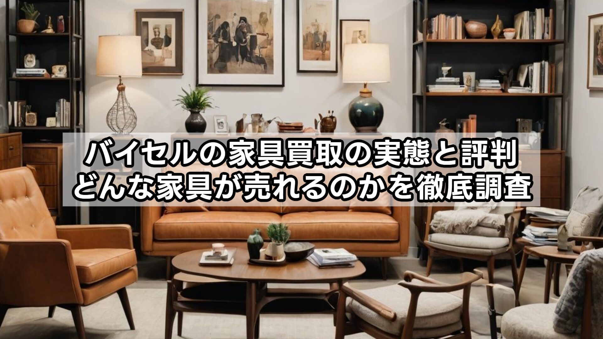 バイセルの家具買取の実態と評判｜どんな家具が売れるのかを徹底調査