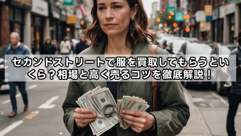セカンドストリートで服を買取してもらうといくら？相場と高く売るコツを徹底解説！