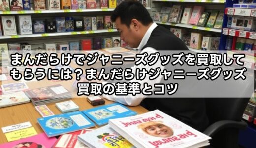 まんだらけでジャニーズグッズを買取してもらうには？まんだらけジャニーズグッズ買取の基準とコツ