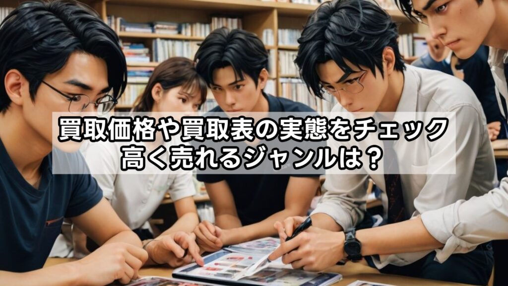 買取価格や買取表の実態をチェック|高く売れるジャンルは?