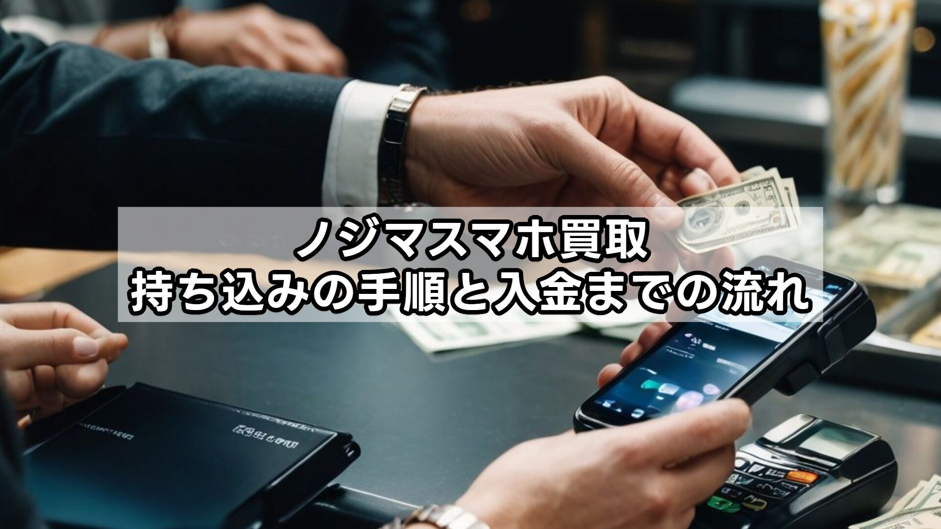 ノジマスマホ買取持ち込みの手順と入金までの流れ