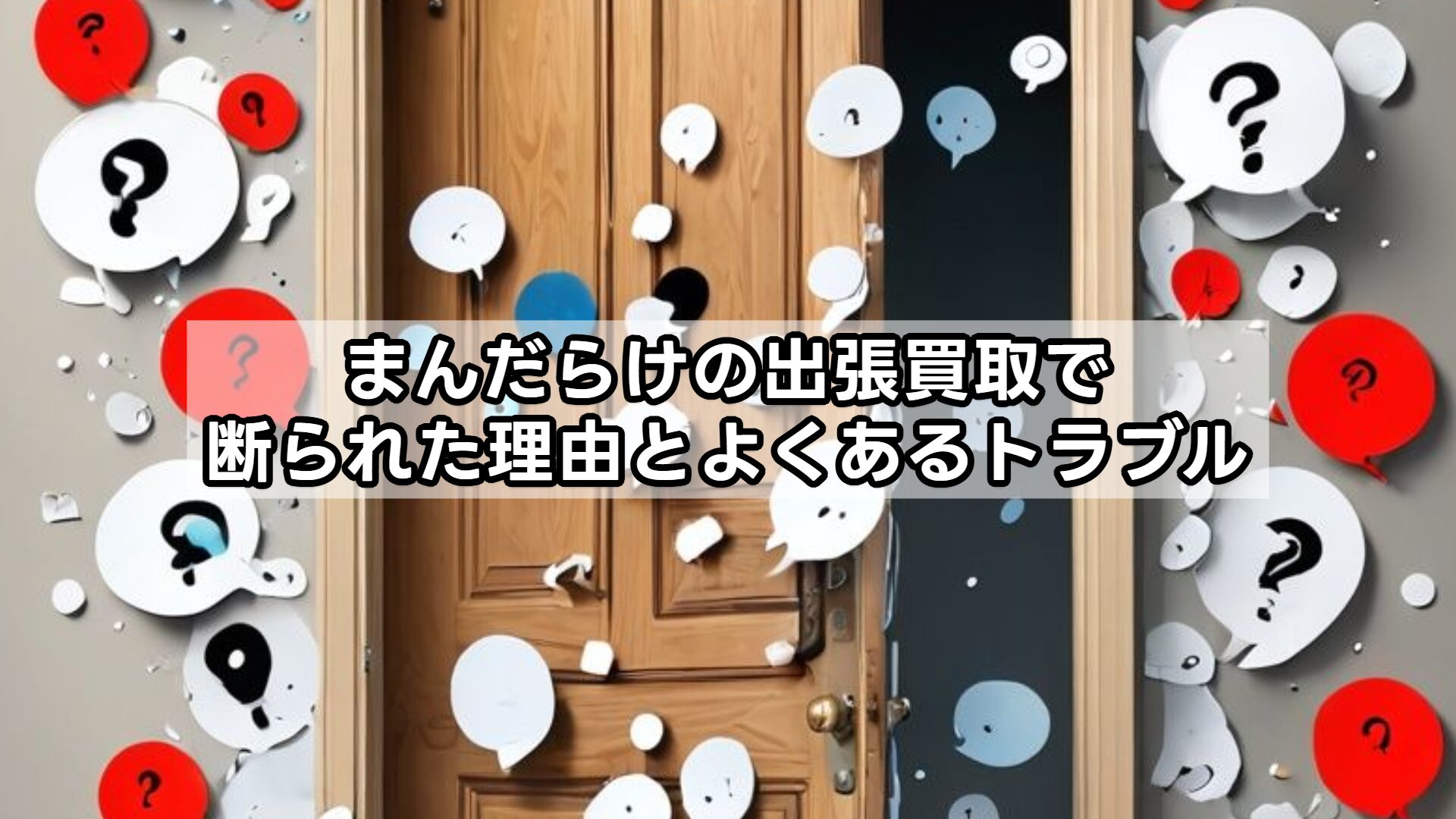 まんだらけの出張買取で断られた理由とよくあるトラブル
