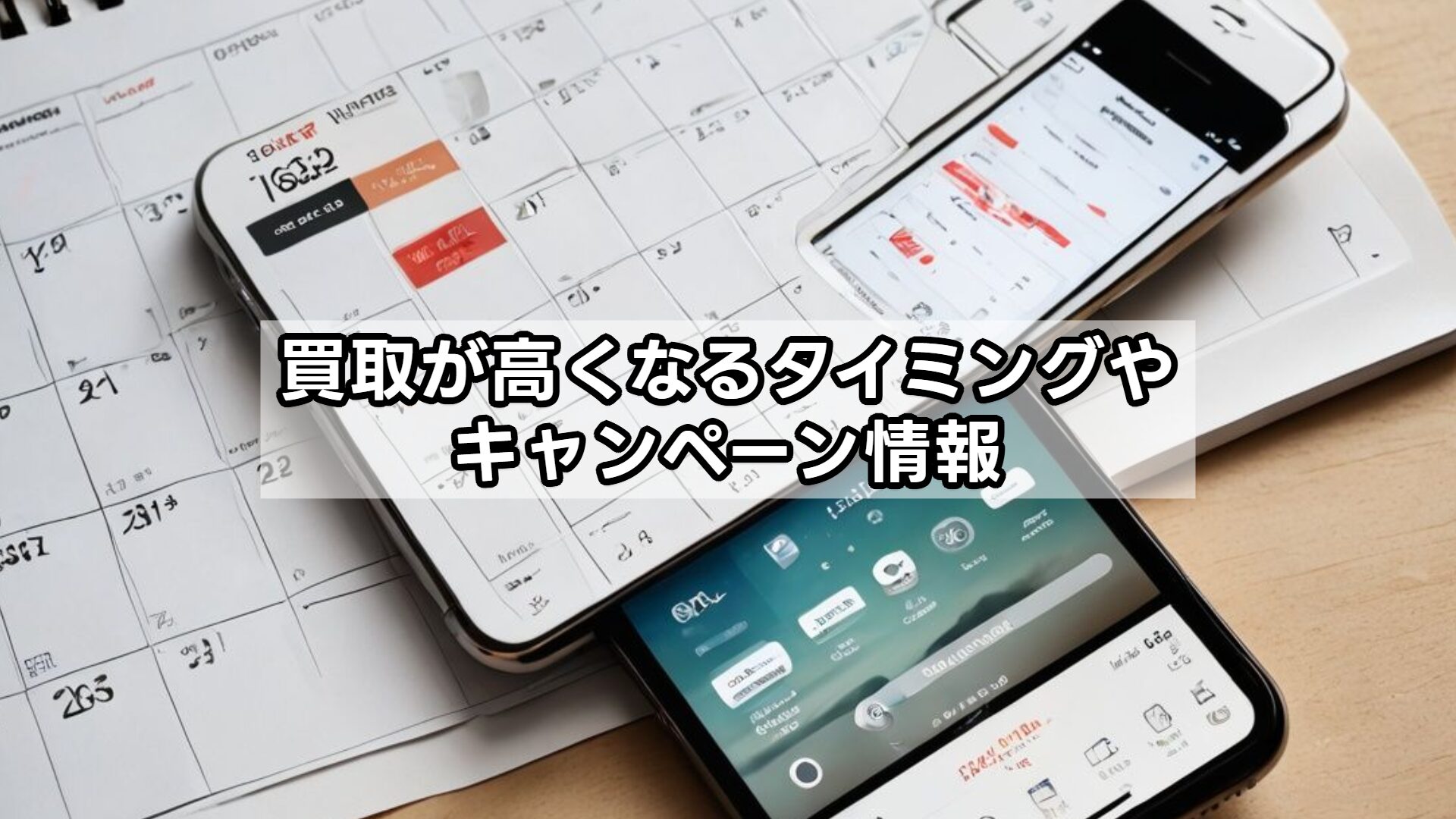 買取が高くなるタイミングやキャンペーン情報