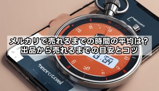 メルカリで売れるまでの時間の平均は？出品から売れるまでの目安とコツ