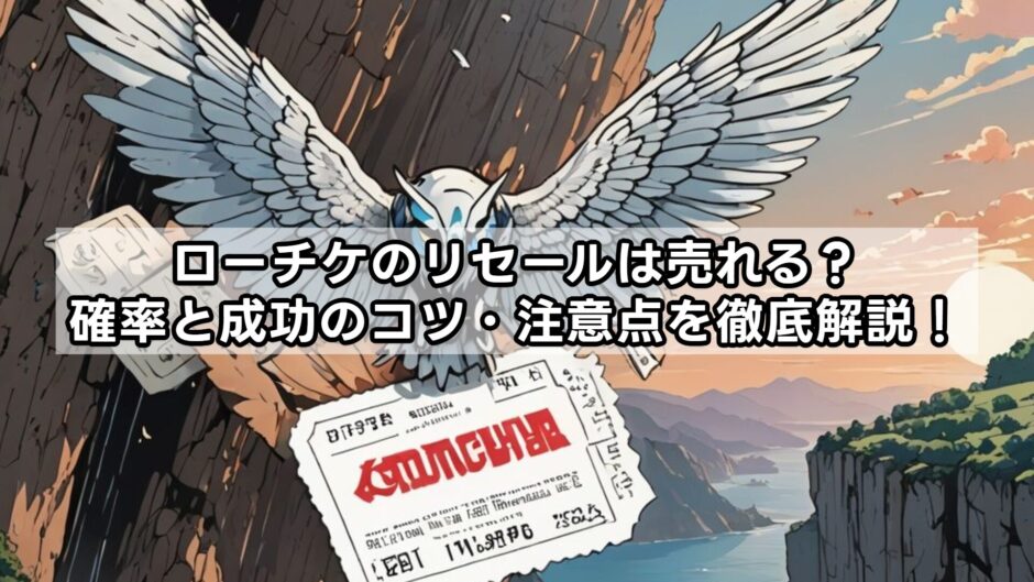 ローチケのリセールは売れる？確率と成功のコツ・注意点を徹底解説！