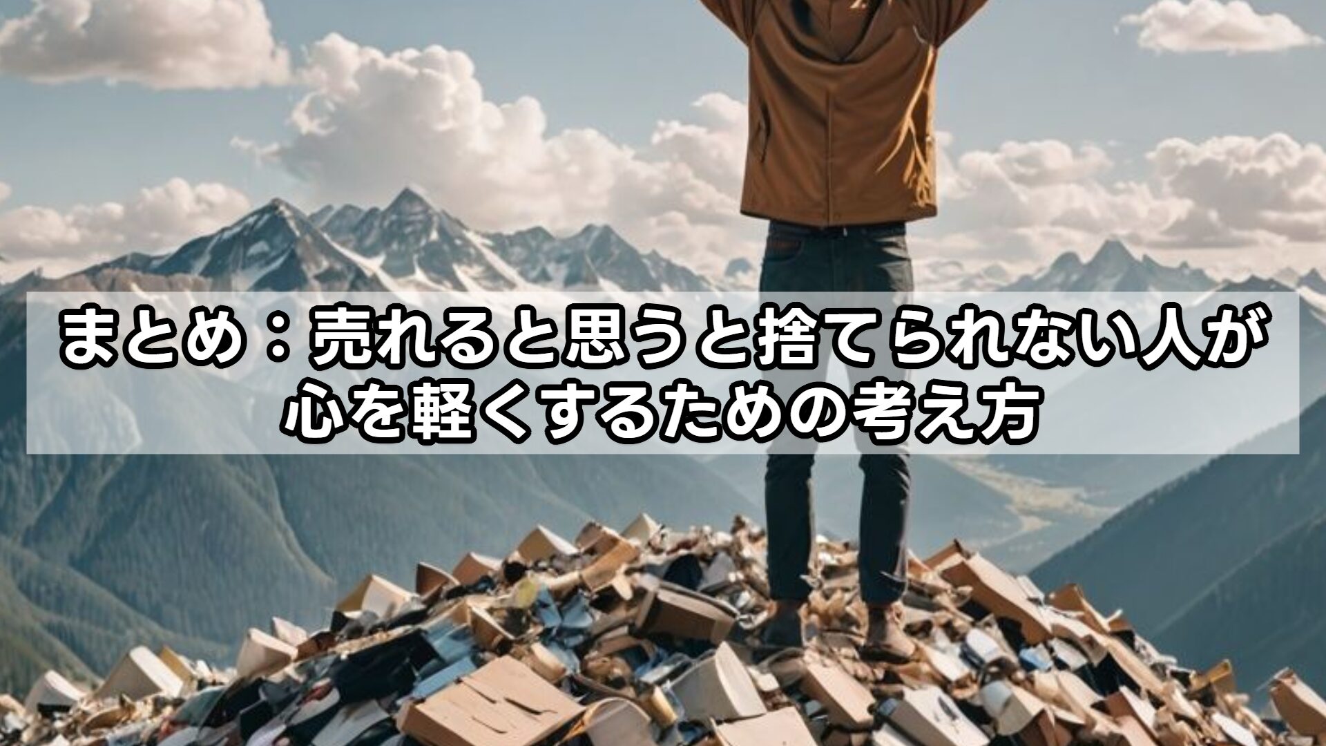 まとめ：売れると思うと捨てられない人が心を軽くするための考え方
