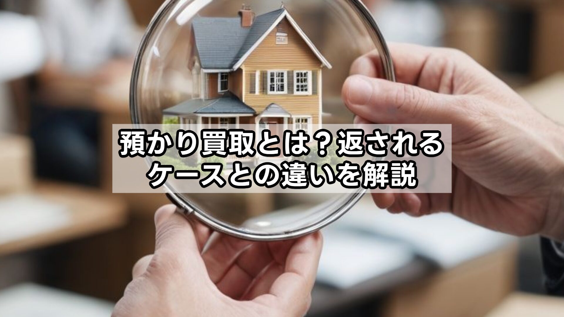 預かり買取とは？返されるケースとの違いを解説