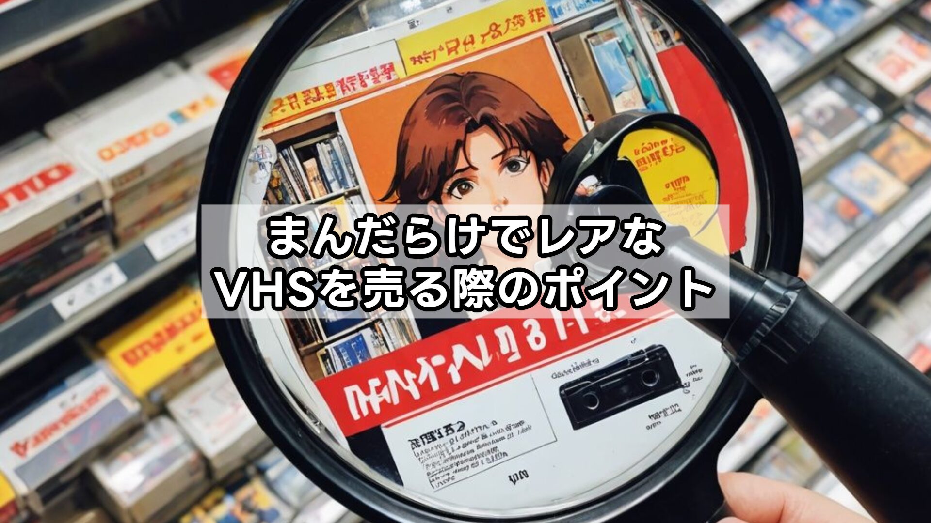 まんだらけでレアなVHSを売る際のポイント