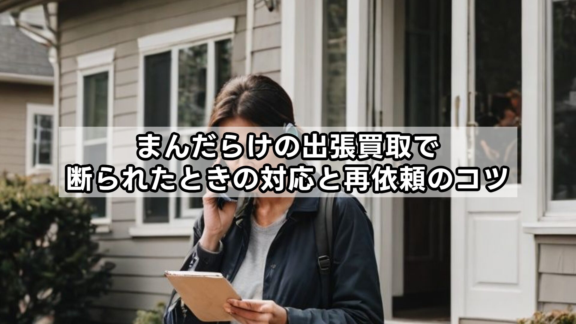 まんだらけの出張買取で断られたときの対応と再依頼のコツ