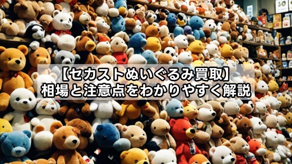 セカストぬいぐるみ買取は？相場と注意点をわかりやすく解説