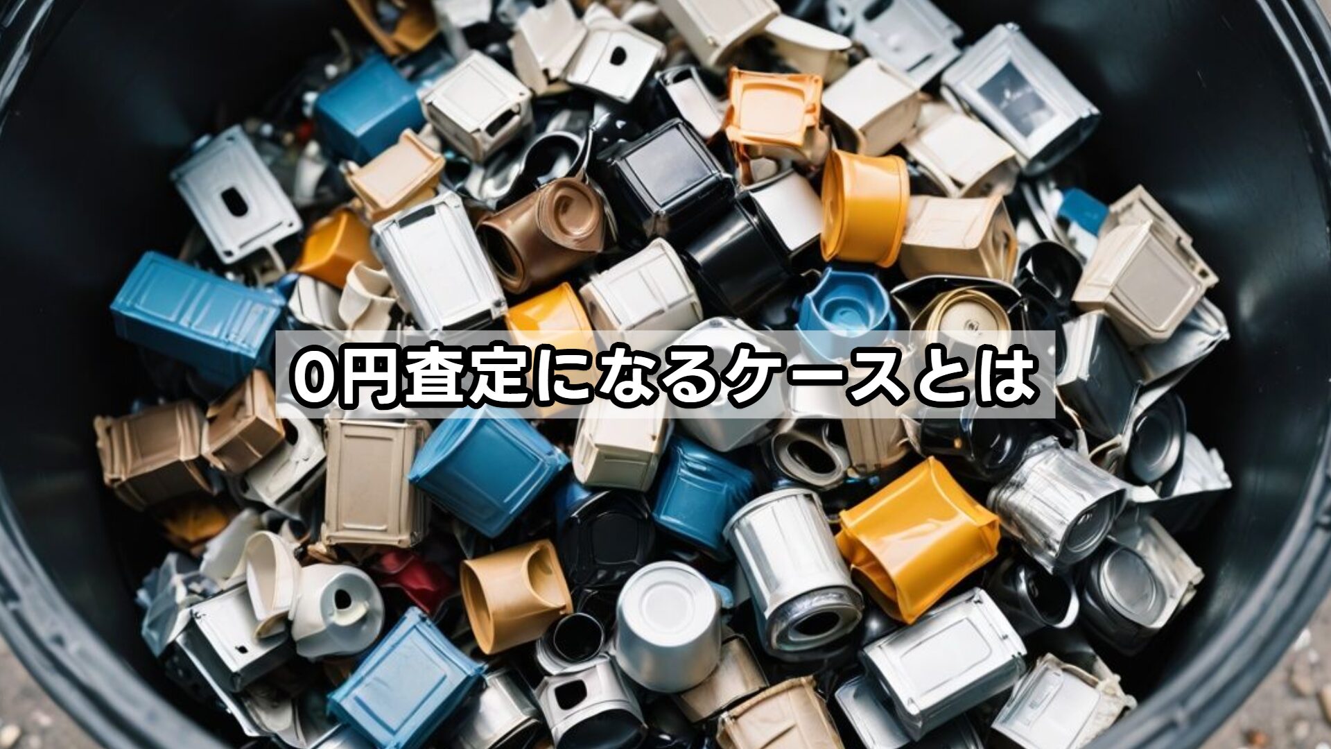 0円査定になるケースとは