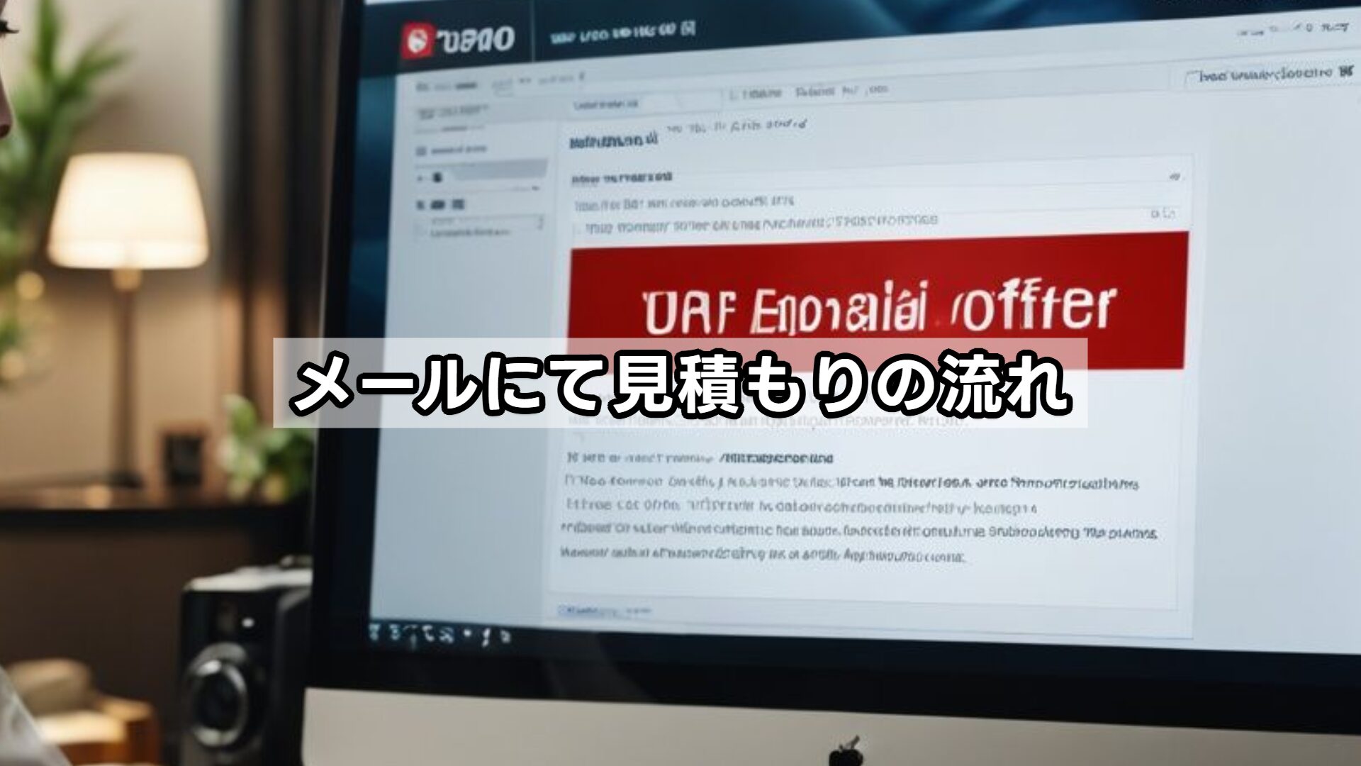 メール にて見積もりの流れ