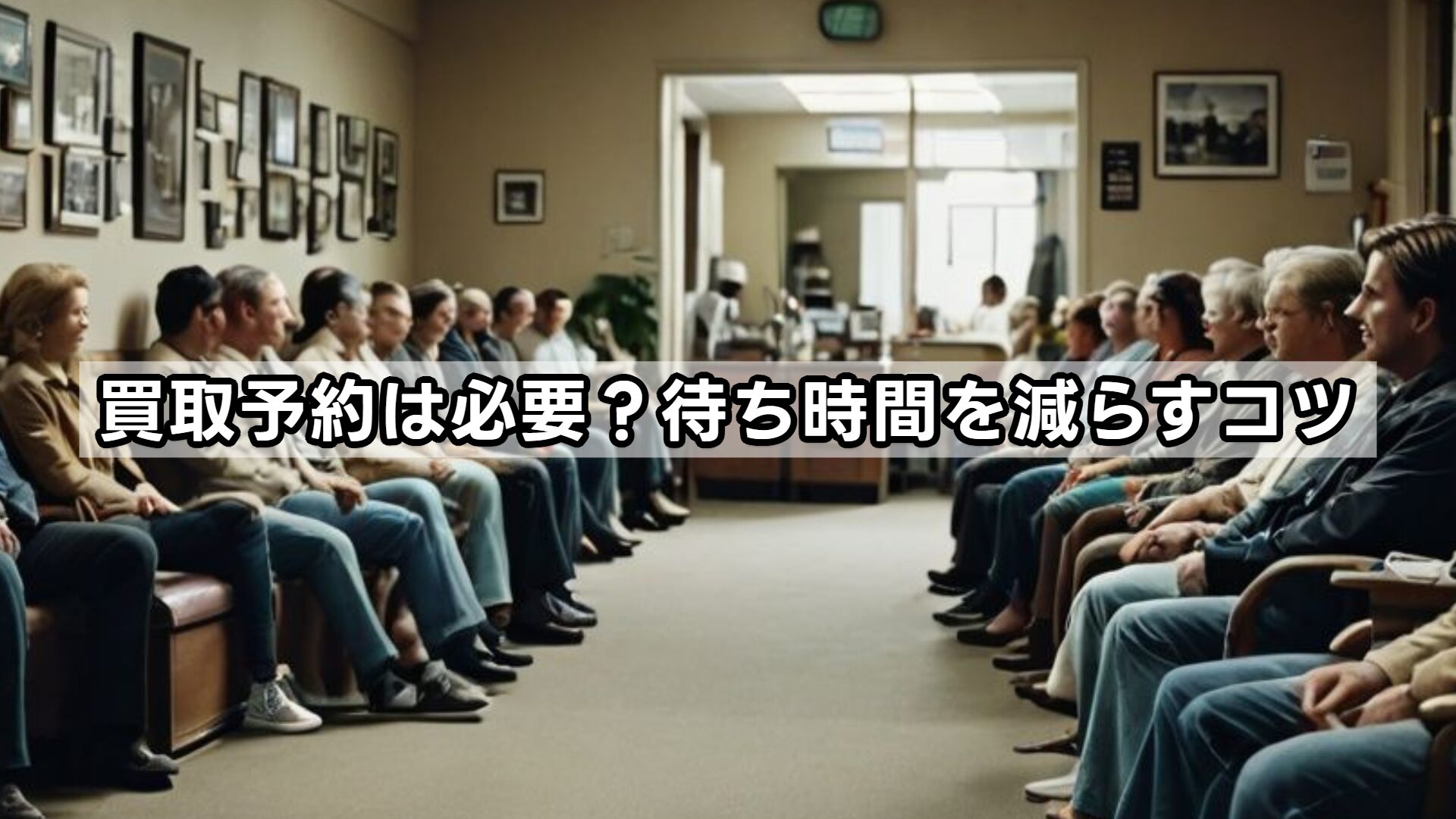 買取予約は必要？待ち時間を減らすコツ