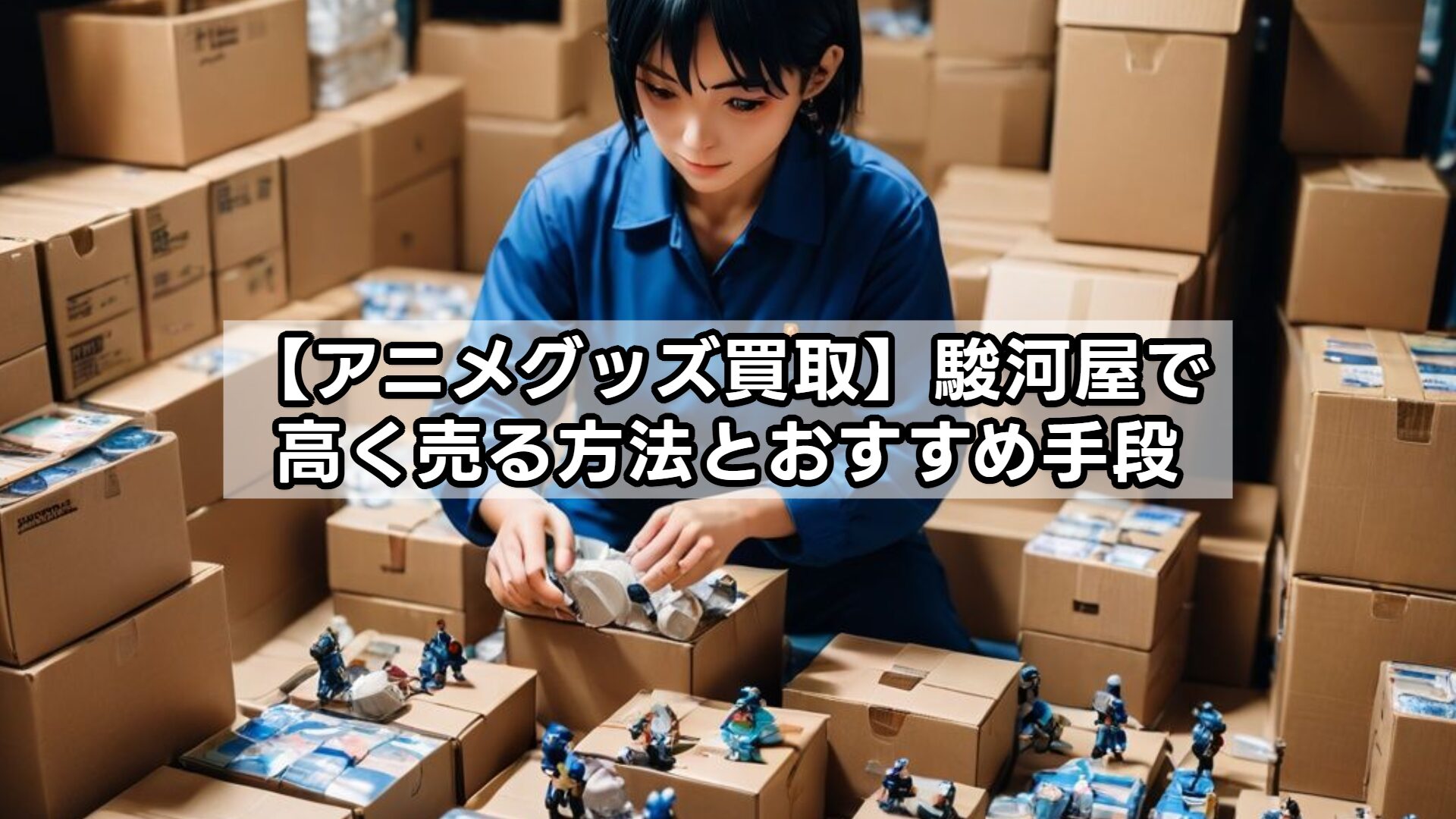 【アニメグッズ買取】駿河屋で高く売る方法とおすすめ手段