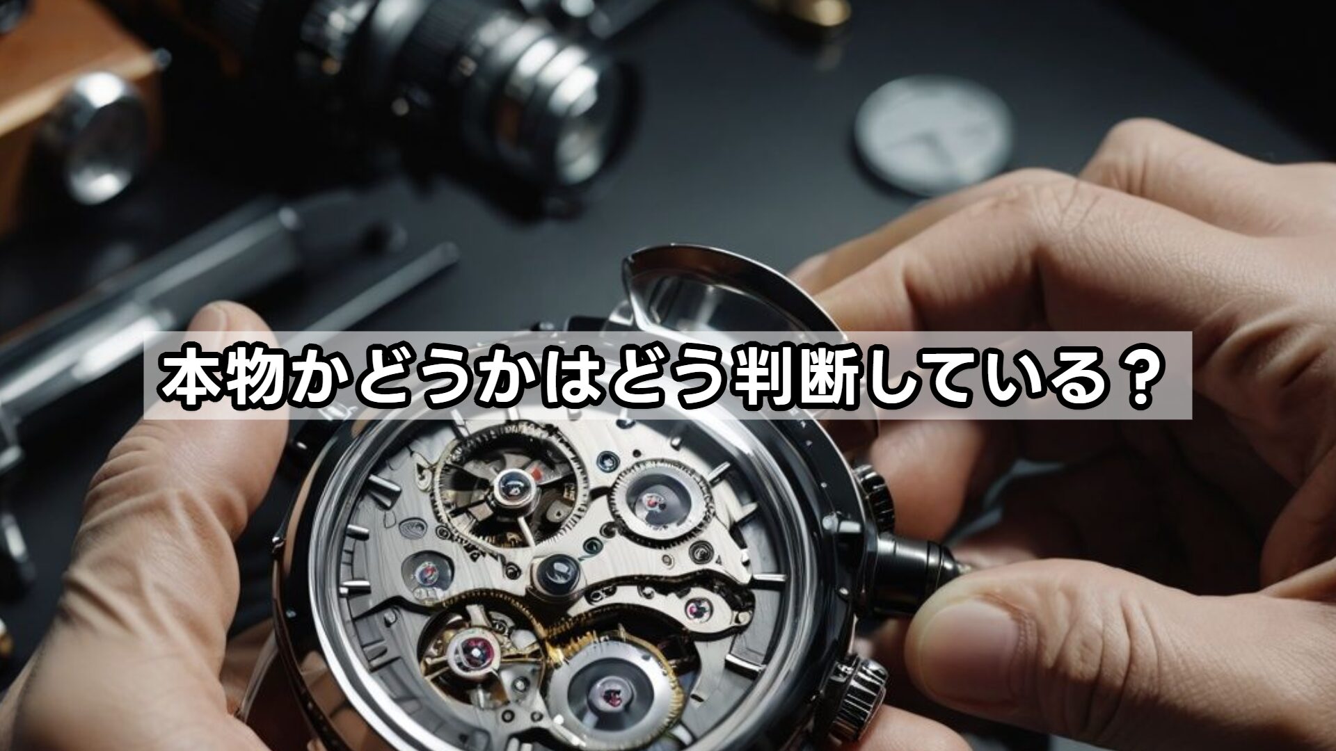 本物かどうかはどう判断している？