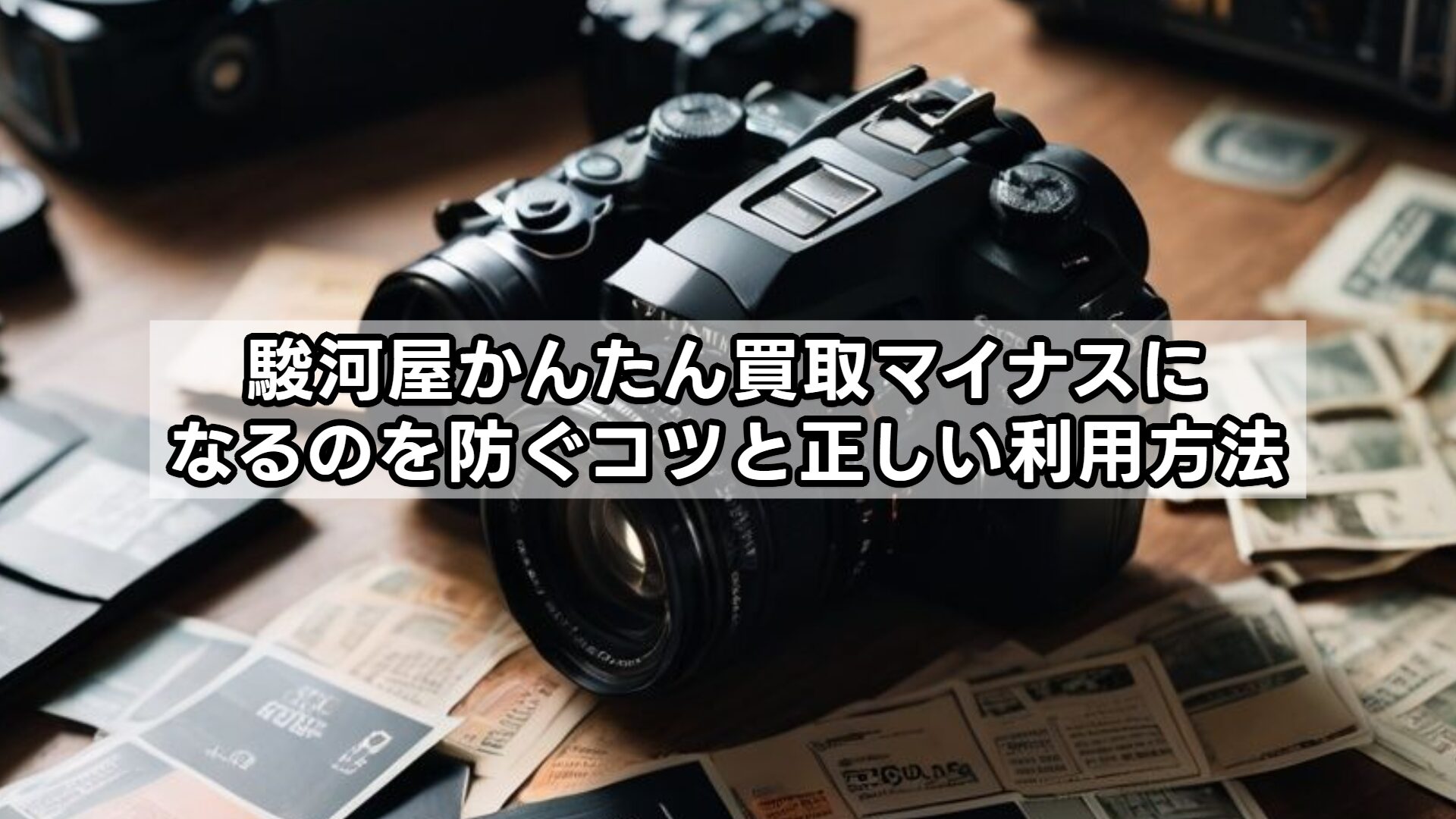 駿河屋かんたん買取マイナスになるのを防ぐコツと正しい利用方法