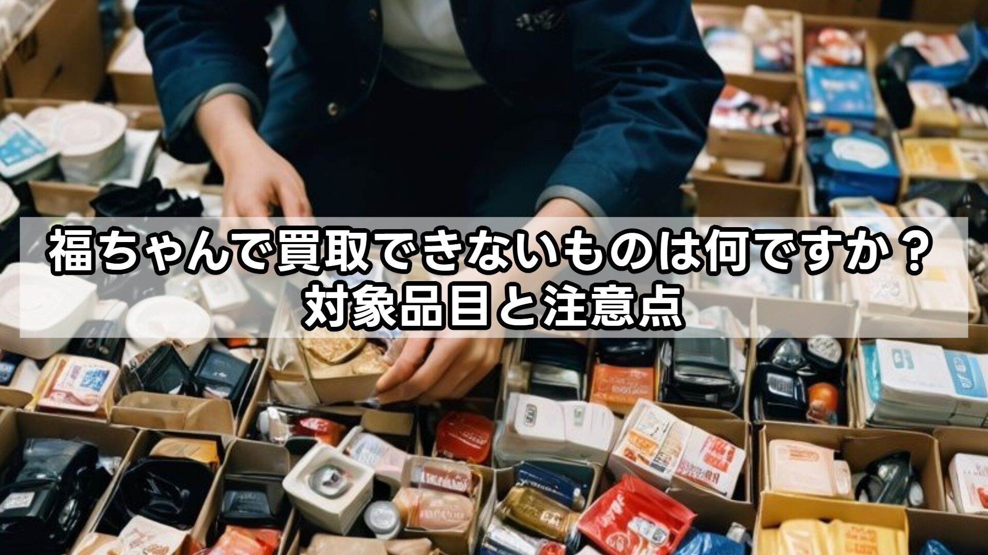 福ちゃんで買取できないものは何ですか?対象品目と注意点
