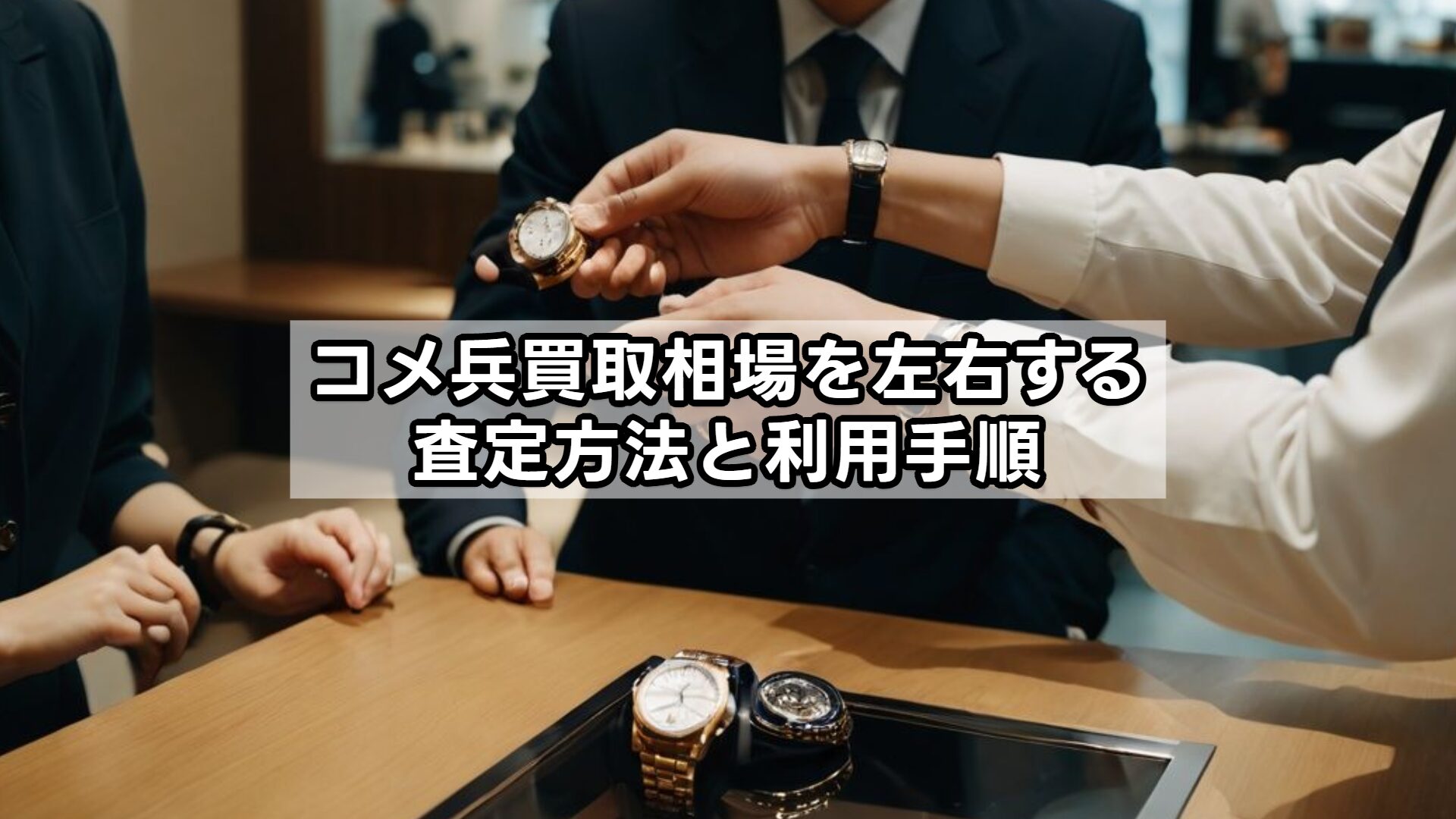 コメ兵買取相場を左右する査定方法と利用手順