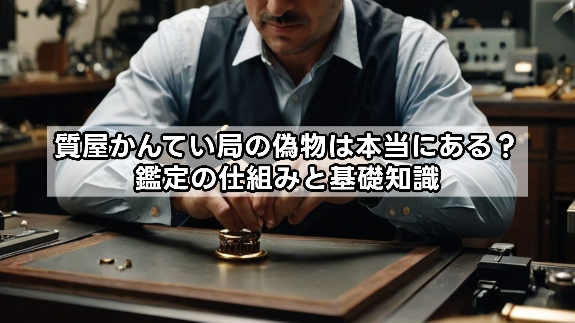 質屋かんてい局の偽物は本当にある？鑑定の仕組みと基礎知識