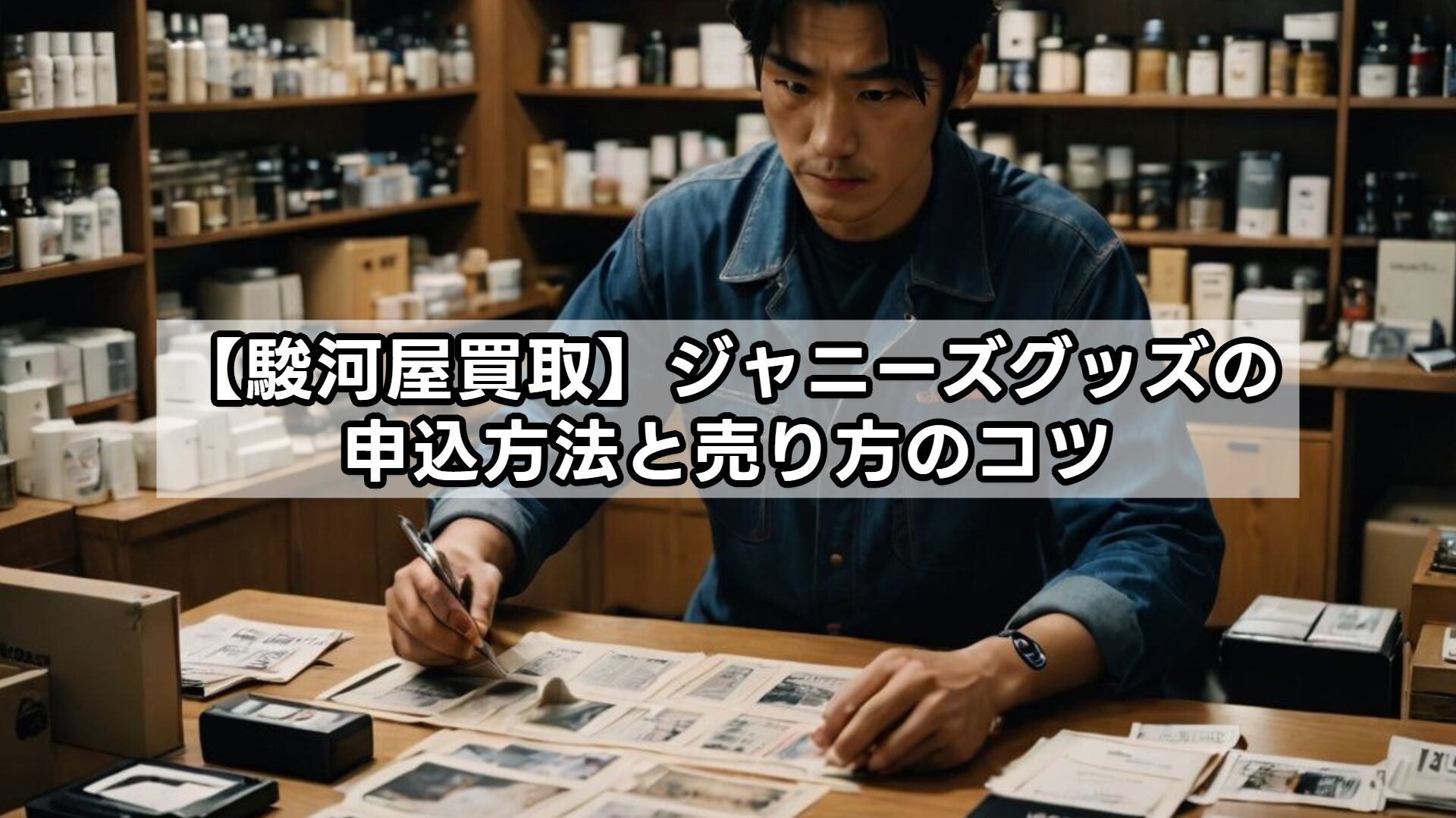 【駿河屋買取】ジャニーズグッズの申込方法と売り方のコツ