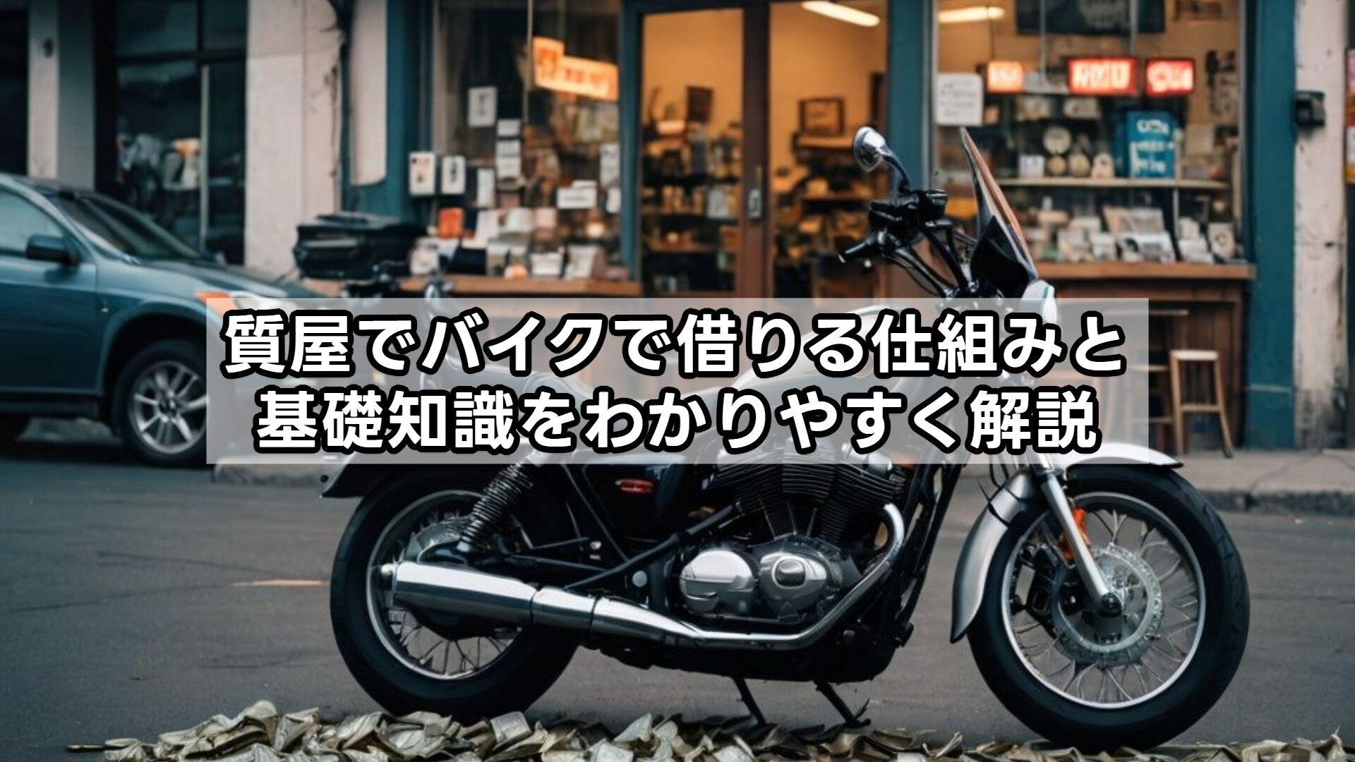 質屋でバイクで借りる仕組みと基礎知識をわかりやすく解説