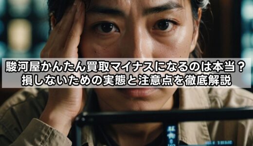 駿河屋かんたん買取マイナスになるのは本当？損しないための実態と注意点を徹底解説