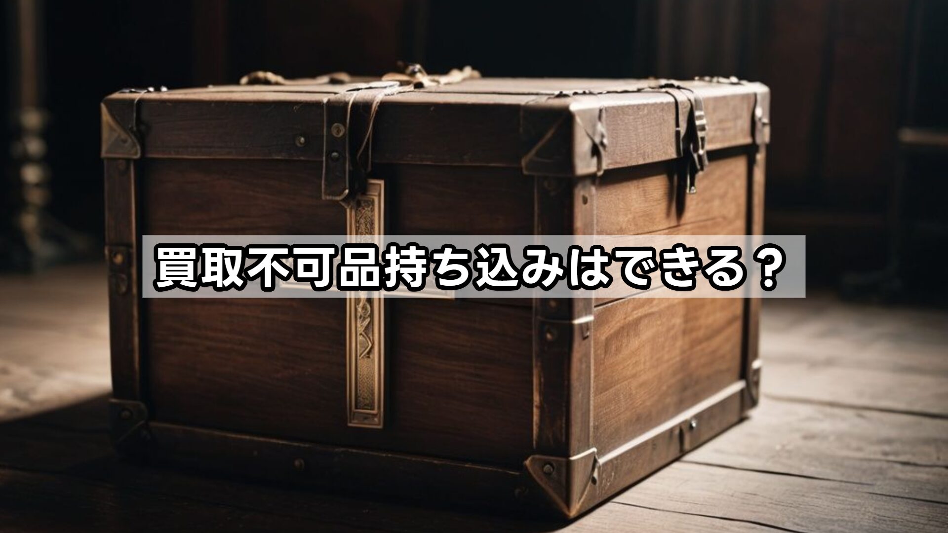 買取不可品持ち込みはできる？