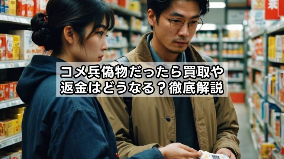 コメ兵偽物だったら買取や返金はどうなる？徹底解説