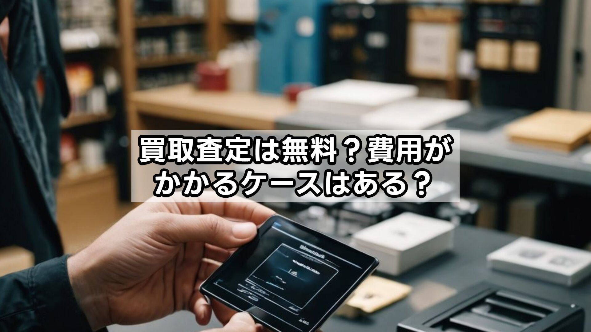 買取査定は無料？費用がかかるケースはある？