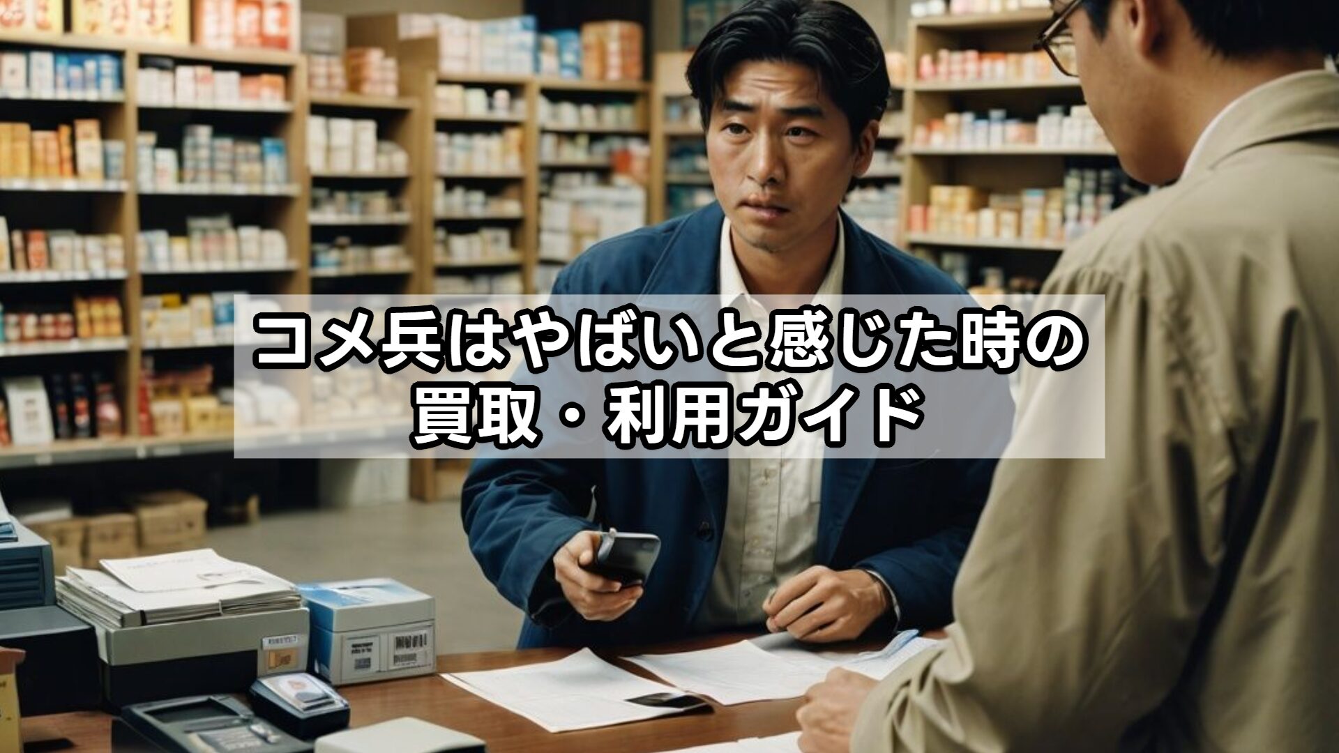 コメ兵はやばいと感じた時の買取・利用ガイド