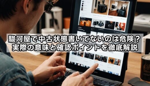 駿河屋で中古状態書いてないのは危険？実際の意味と確認ポイントを徹底解説